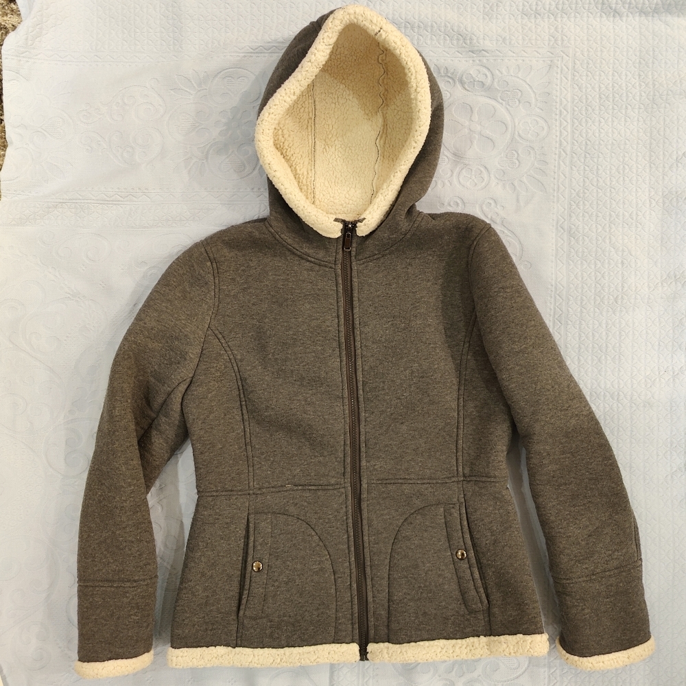 Weatherproof Sherpa lined Sweater Jacket. Small.